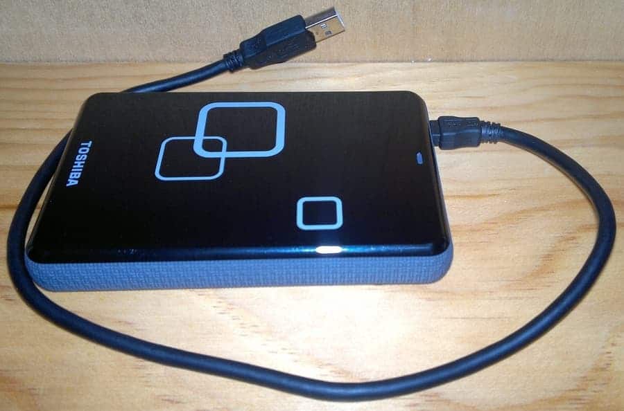 external hard drive